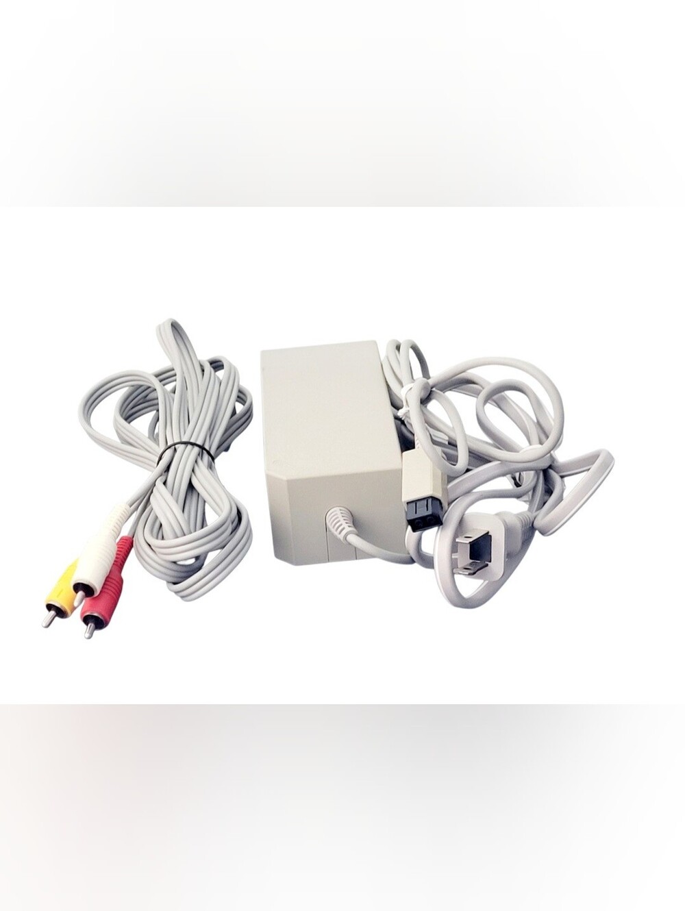 AC Adapter Charger Power Supply for Nintendo Wii /Component HD AV Cable Included